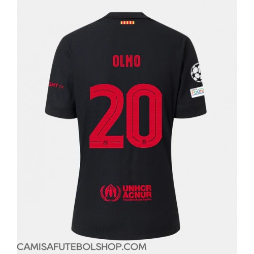 Camisa de time de futebol Barcelona Dani Olmo #20 Replicas 2º Equipamento 2024-25 Manga Curta